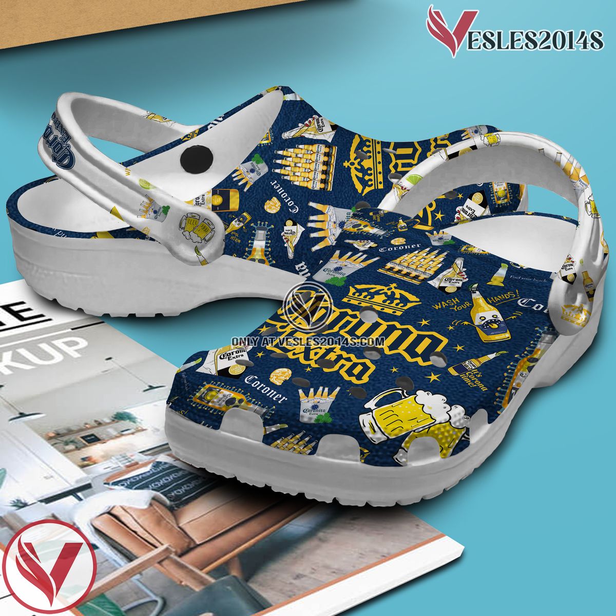 Corona Drink Crocs Crocband Clogs Shoes Comfortable For Men Women and Kids, Unique Gift From Vesles2014S 3