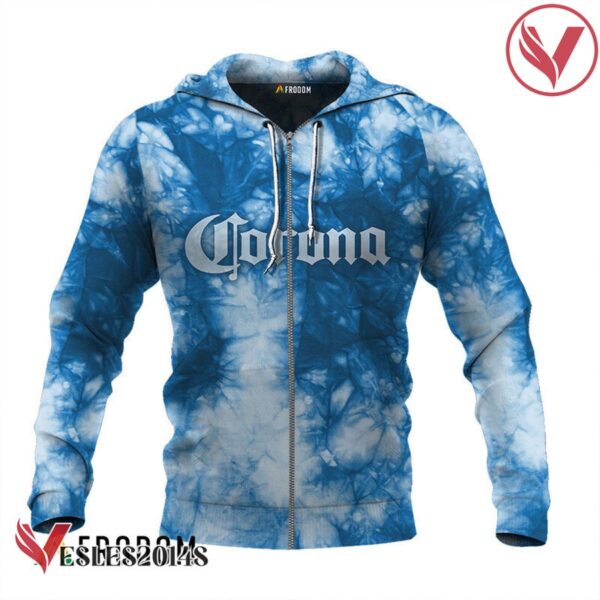 Corona Extra Blue Tie-dye Hoodie & Zip Hoodie - Vesles2014S 2