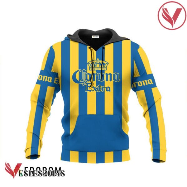 Corona Extra Blue Vintage Striped Hoodie & Zip Hoodie - Vesles2014S 2