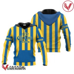Corona Extra Blue Vintage Striped Hoodie & Zip Hoodie - Vesles2014S