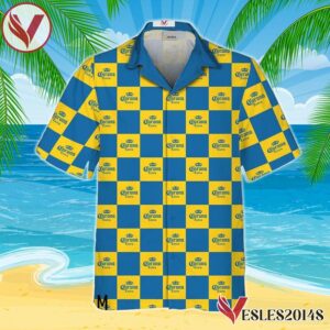 Corona Extra Checkerboard Hawaiian Shirt, Best Summer Gifts For Fans - Vesles2014S 1