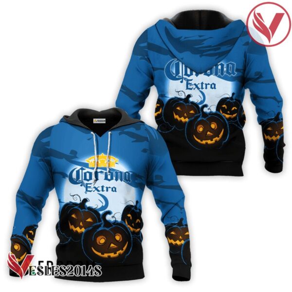 Corona Extra Halloween Night Pumpkin Hoodie & Zip Hoodie - Vesles2014S 4