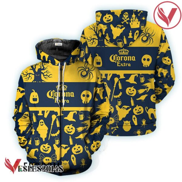 Corona Extra Halloween Patterns Hoodie & Zip Hoodie - Vesles2014S 1