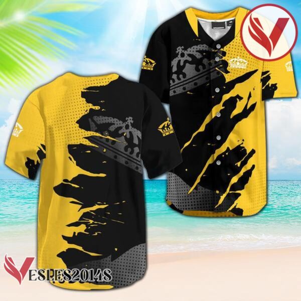 Corona Extra Metal Crack Pattern Baseball Jersey, Perfect Gifts For Fans - Vesles2014S