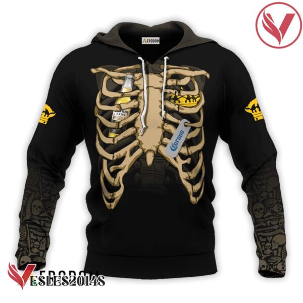 Corona Extra Skeleton Ribcage Hoodie & Zip Hoodie - Vesles2014S 1