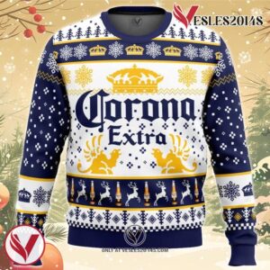 Corona Extra Ugly Christmas Sweater, Unique Christmas Gift For Fans - Vesles2014S