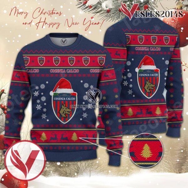 Cosenza Calcio Sport Ugly Christmas Sweater, Unique Gifts For Fans - Vesles2014aS 1