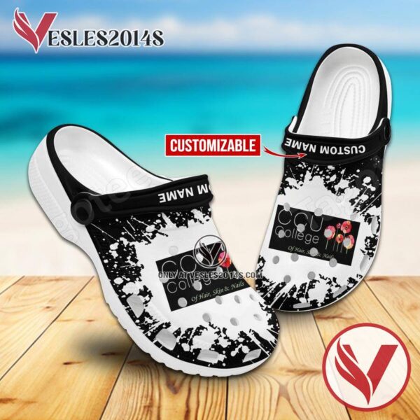 Cosmetology Careers Unlimited College of Hair Skin and Nails Custom Crocs Clogs, Unique Footwear For Fans