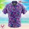 Cosmic Mewtwo Pokemon Hawaiian Button Up Shirt, Perfect Gifts For Anime Lovers - Vesles2014S