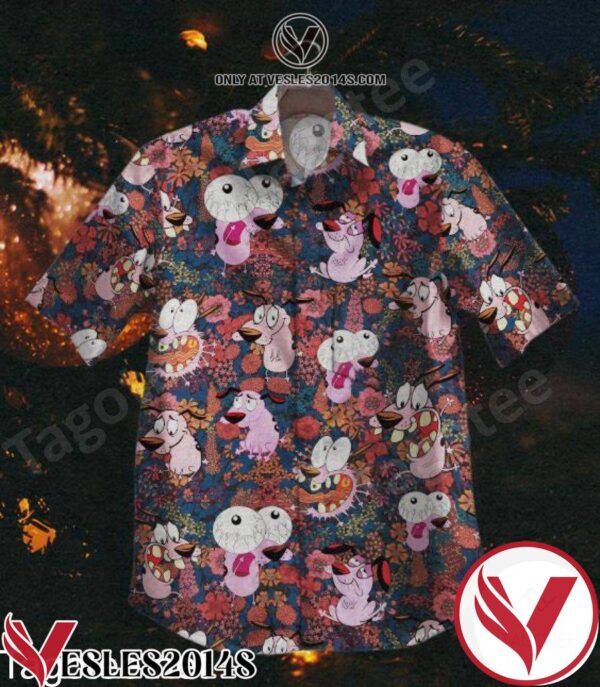Courage Dog Hawaiian Shirt, Unique Gifts For Friends - Vesles2014S 1