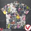 Courage Dog White Flower Pine Nuts Hawaiian Shirt, Unique Gifts For Friends - Vesles2014S 1