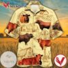 Cow 12 Print Short Sleeve Hawaiian Casual Shirt Vesles2014S