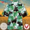 Cow 7 Print Short Sleeve Hawaiian Casual Shirt Vesles2014S