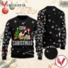 Cow Christmas Ho Ho Ho Ugly Sweater, Unique Winter Outfits For Fans - Vesles2014S  1