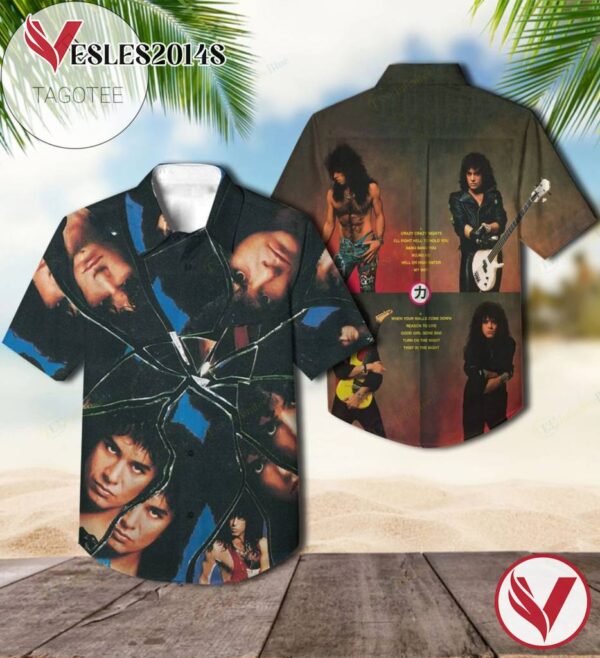 Crazy Nights Studio Album By Kiss Hawaiian Shirt, Best Gift For Music Lovers Vesles2014S
