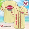 Cream Yellow Grain Belt Beer Baseball Jersey, Perfect Gifts For Fans - Vesles2014S