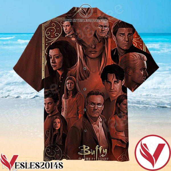 Creature Features Buffy Tribute Hawaiian Shirt, Unique Gifts For Friends - Vesles2014S 1
