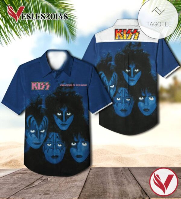 Creatures Of The Night Album By Kiss Hawaiian Shirt, Best Gift For Music Lovers Vesles2014S