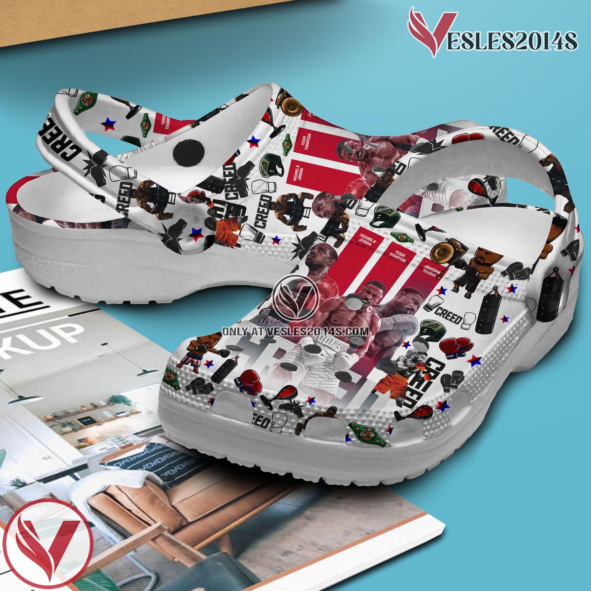 Creed 3 Movie Crocs Crocband Clogs Shoes Comfortable For Men Women and Kids - Vesles2014S 2