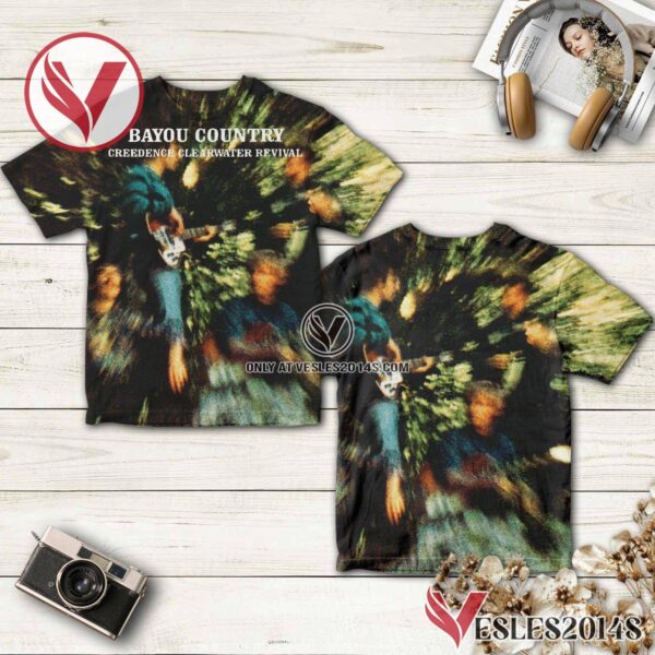 Creedence Clearwater Revival Bayou Country Album Cover Shirt, Unique Gifts For Music Lovers - Vesles2014S