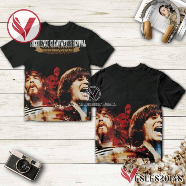 Creedence Clearwater Revival Chronicle The 20 Greatest Hits Album Cover Shirt, Unique Gifts For Music Lovers - Vesles2014S