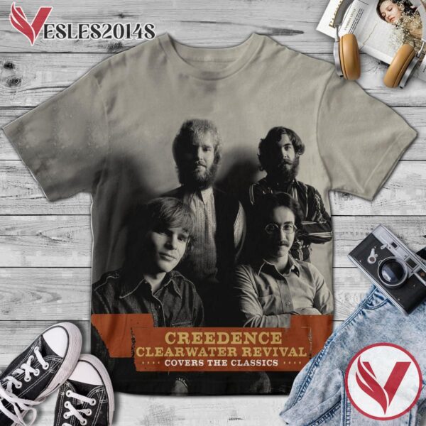 Creedence Clearwater Revival Cover Compilation Album Cover Shirt, Perfect Gifts For Music Lovers - Vesles2014S