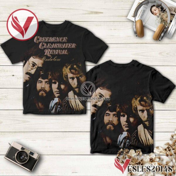 Creedence Clearwater Revival Pendulum Album Cover Shirt, Unique Gifts For Music Lovers - Vesles2014S