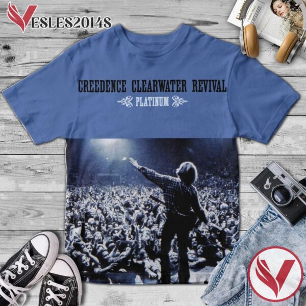 Creedence Clearwater Revival  Platinum Album Cover Shirt, Perfect Gifts For Music Lovers - Vesles2014S