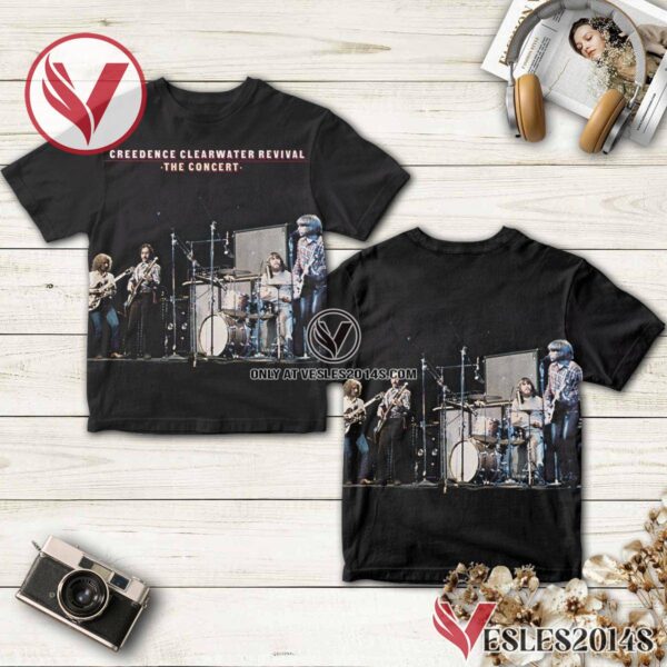 Creedence Clearwater Revival The Concert Album Cover Shirt, Unique Gifts For Music Lovers - Vesles2014S