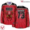 Crimson Spiderweb Coventry KISS  Hockey Jersey - Vesles2014S