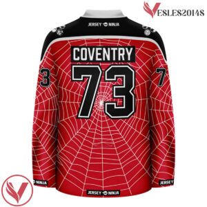 Crimson Spiderweb Coventry KISS  Hockey Jersey - Vesles2014S 3