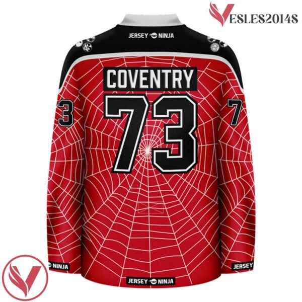 Crimson Spiderweb Coventry KISS  Hockey Jersey - Vesles2014S 3