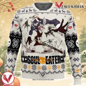 Crona Soul Eater Ugly Christmas Sweater, Unique Christmas Gift For Fans - Vesles2014S
