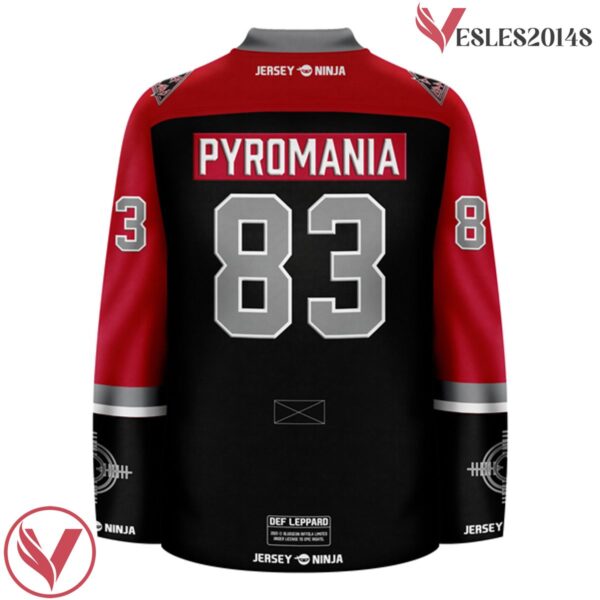 Crosshair Emblem Def Leppard Band Ice Hockey Jersey - Vesles2014S 3