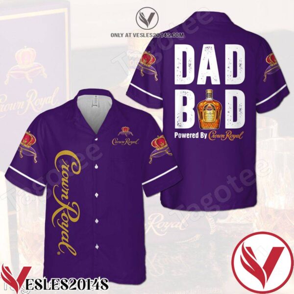 Crown Royal Bad Day Purple Hawaiian Shirt And Short, Unique Gifts For Friends - Vesles2014S 1