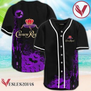 Crown Royal Black Halloween Witch Baseball Jersey, Perfect Gifts For Fans - Vesles2014S