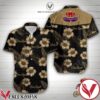 Crown Royal Brown Tropical Hibiscus Black Hawaiian Shirt, Unique Gifts For Friends - Vesles2014S 1