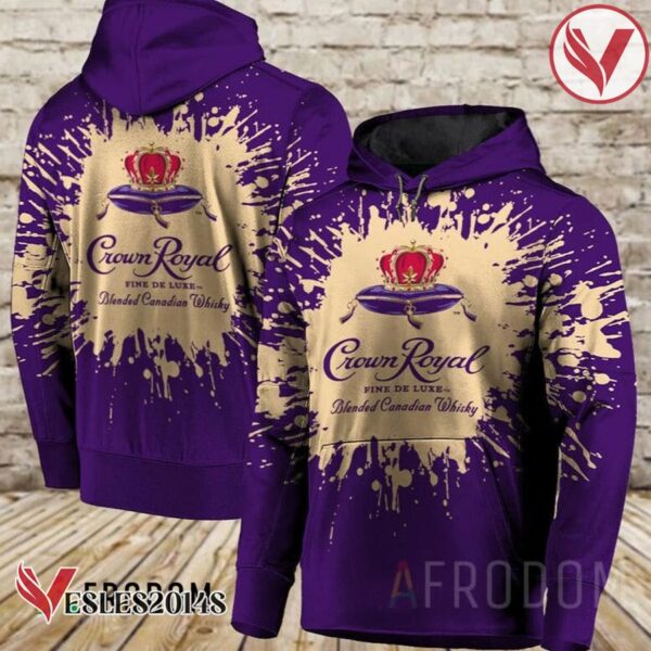 Crown Royal Canadian Whiskey Unisex Hoodie - Vesles2014S 1