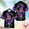 Crown Royal Death Skull Black Hawaiian Shirt And Short, Unique Gifts For Friends - Vesles2014S 1