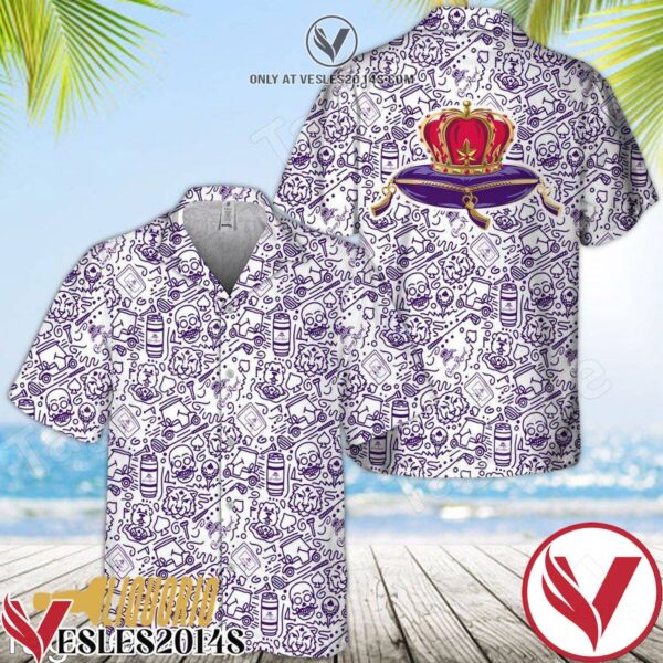 Crown Royal Doodle Art Hawaiian Shirt, Unique Gifts For Friends - Vesles2014S 1
