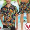 Crown Royal Flowery Purple Hawaiian Shirt And Short, Unique Gifts For Friends - Vesles2014S 1