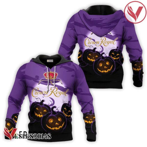 Crown Royal Halloween Night Pumpkin Hoodie & Zip Hoodie - Vesles2014S 4