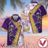 Crown Royal Happy Skeleton Flowery White Purple Hawaiian Shirt And Short, Unique Gifts For Friends - Vesles2014S 1