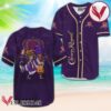 Crown Royal Purple Halloween Dinosaur Baseball Jersey, Perfect Gifts For Fans - Vesles2014S