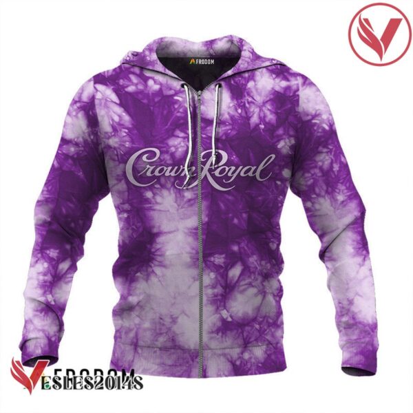 Crown Royal Purple Tie-dye Hoodie & Zip Hoodie - Vesles2014S 2