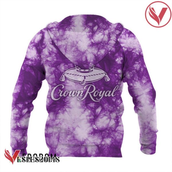Crown Royal Purple Tie-dye Hoodie & Zip Hoodie - Vesles2014S 3