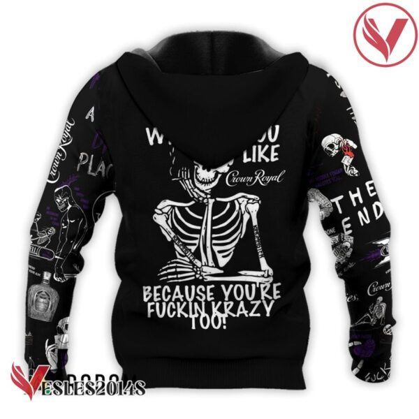 Crown Royal Rock And Roll Skeleton Skull Hoodie & Zip Hoodie - Vesles2014S 3