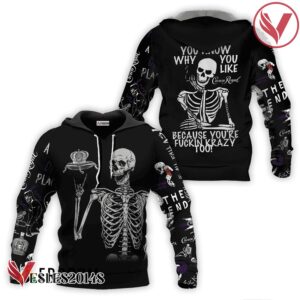 Crown Royal Rock And Roll Skeleton Skull Hoodie & Zip Hoodie - Vesles2014S