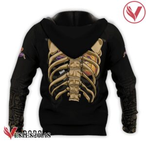 Crown Royal Skeleton Ribcage Hoodie & Zip Hoodie - Vesles2014S 3