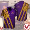 Crown Royal USA Flag Gold Purple Hawaiian Shirt And Short, Unique Gifts For Friends - Vesles2014S 1